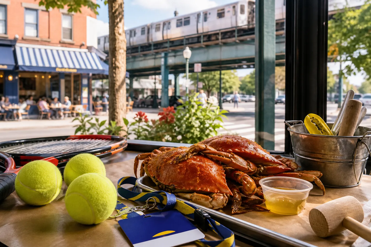A second distinct New York planning scene connected to Angels vs Orioles Crab Dinner Routes Around US Open 2026.
