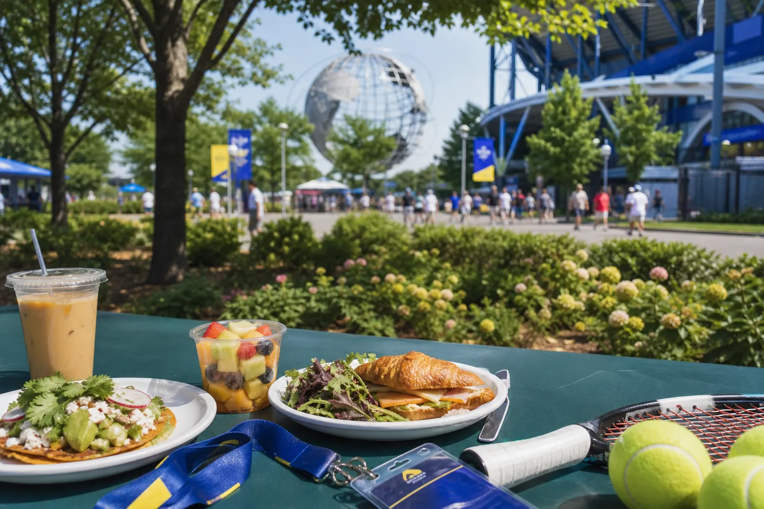 A bright Queens local-life scene connected to Mexico vs Canada Soccer Brunch Before US Open 2026.