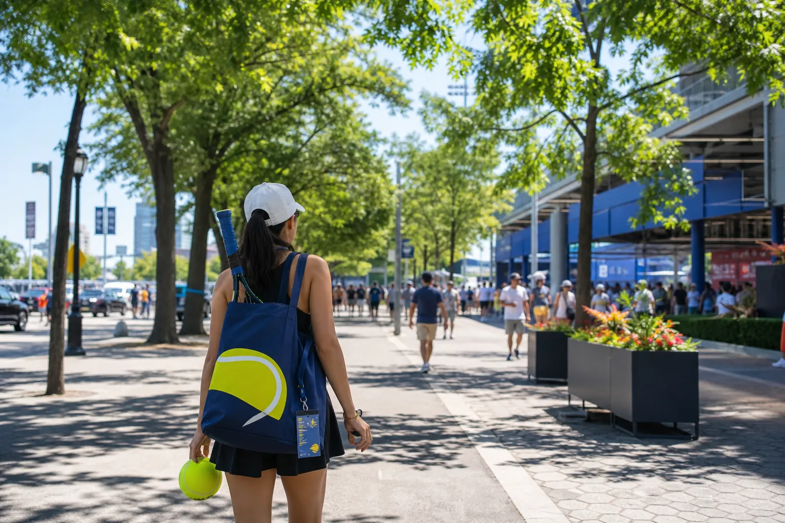 A bright New York local-life cover for Flamengo vs Vitória Brazilian Food Stops Near US Open 2026, with US Open 2026 tennis details.