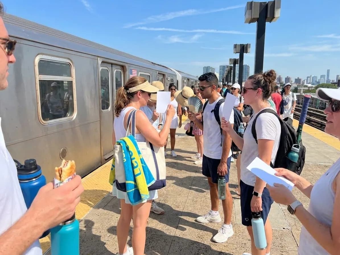 Bright Queens local-life detail for Guardians Vs Tigers Fan Plan For US Open 2026 Fan Walk.