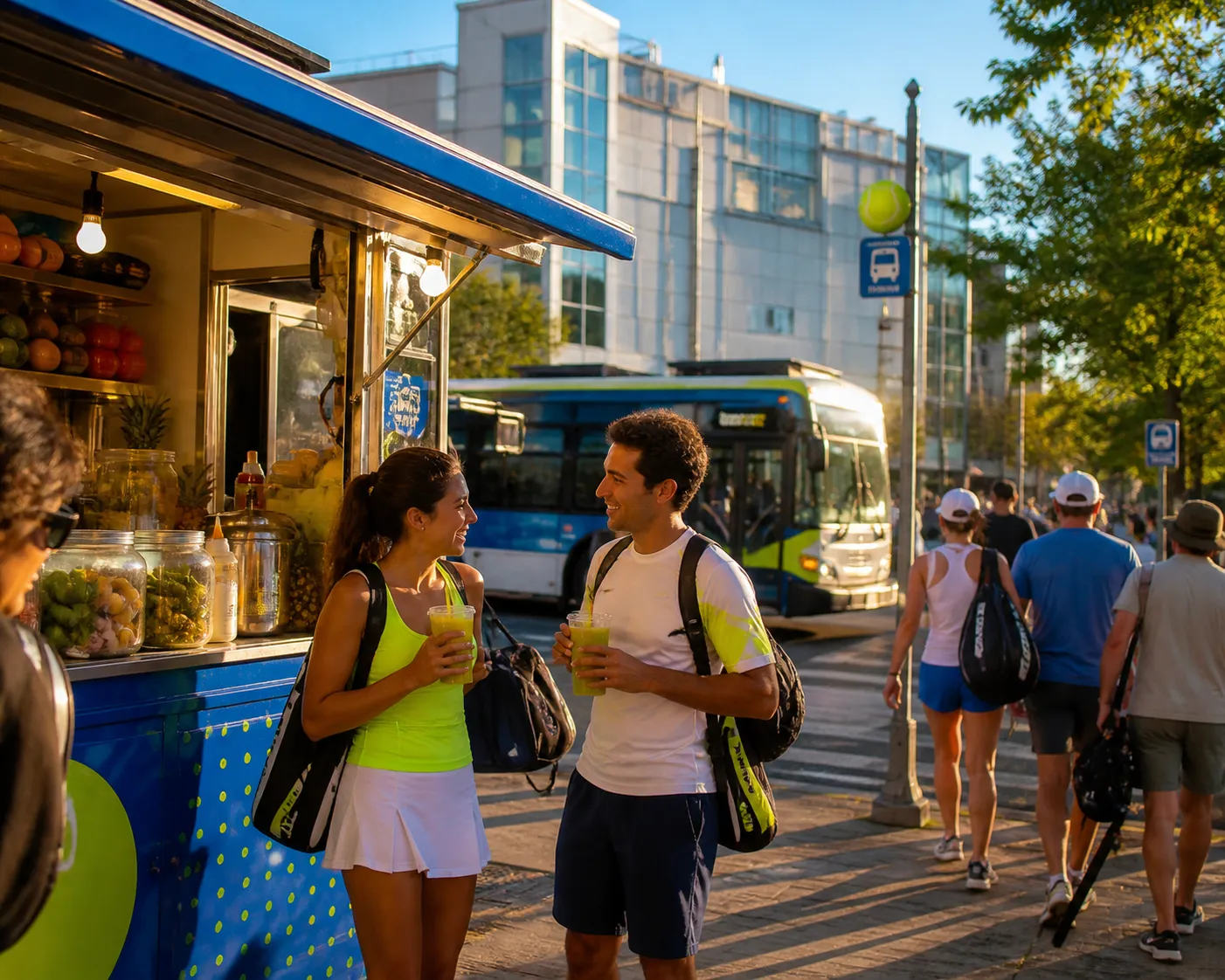 Bright New York local-life cover for Super Troopers 3 Near US Open 2026: Latin American Juice Bars For Hot Match Days.