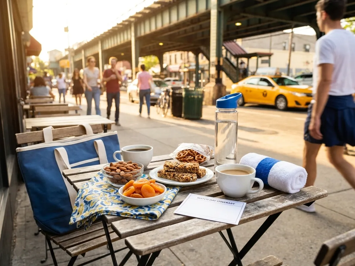 Bright Queens local-life detail for Walmart Pistachio Recall Snack Swaps For US Open 2026.