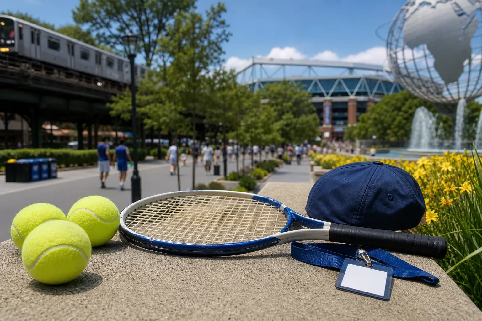 A bright Queens local-life scene connected to Lions Gate Portal Wellness Walks Around US Open 2026.