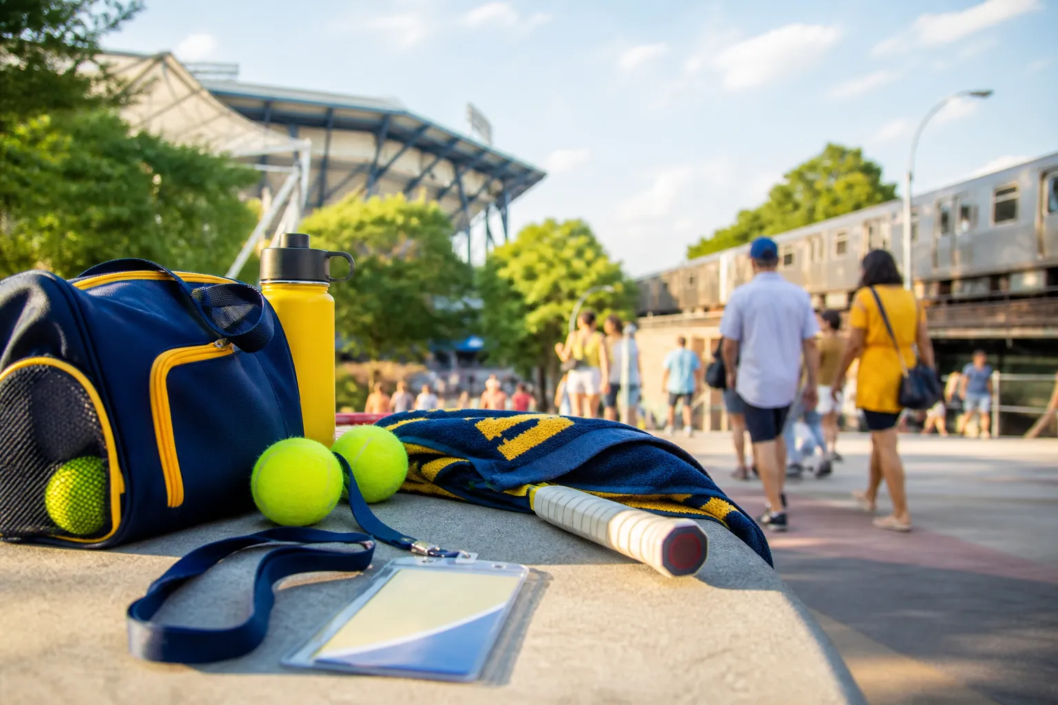 A bright Queens local-life scene connected to SpaceX Stock Space-Themed Rooftop Talks Near US Open 2026.