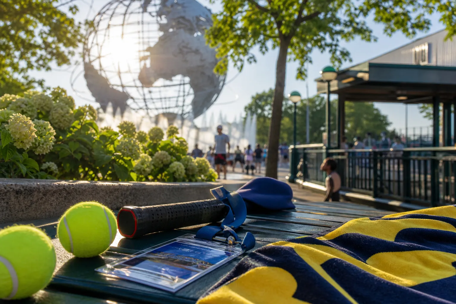 A bright Queens local-life scene connected to Adam Vinatieri Football Hall Bars Near US Open 2026.
