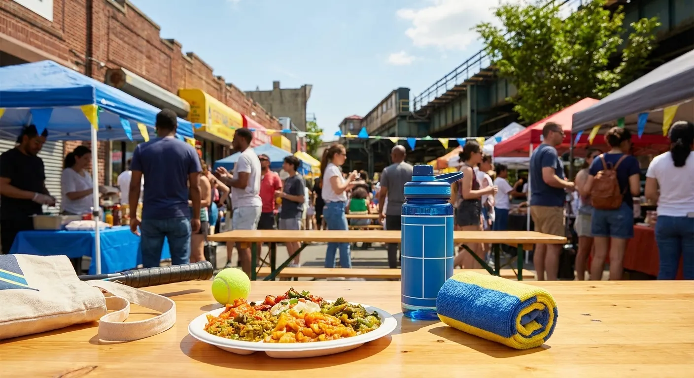 Bright Queens local-life detail for Queens Food Crawl Ideas For US Open 2026 First-Timers.