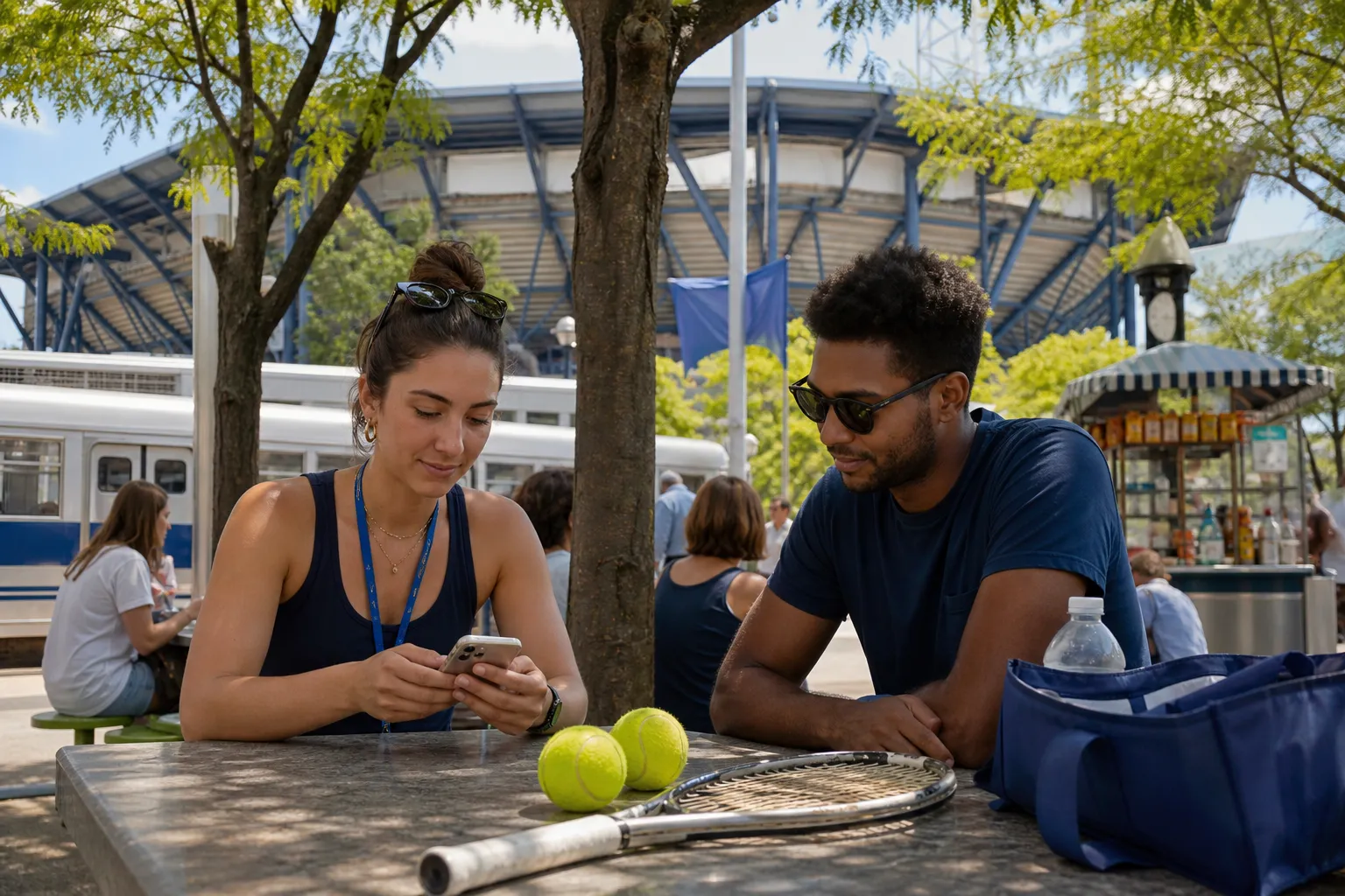 A bright Queens local-life scene connected to Tigers vs Giants Baseball Nights Around US Open 2026.