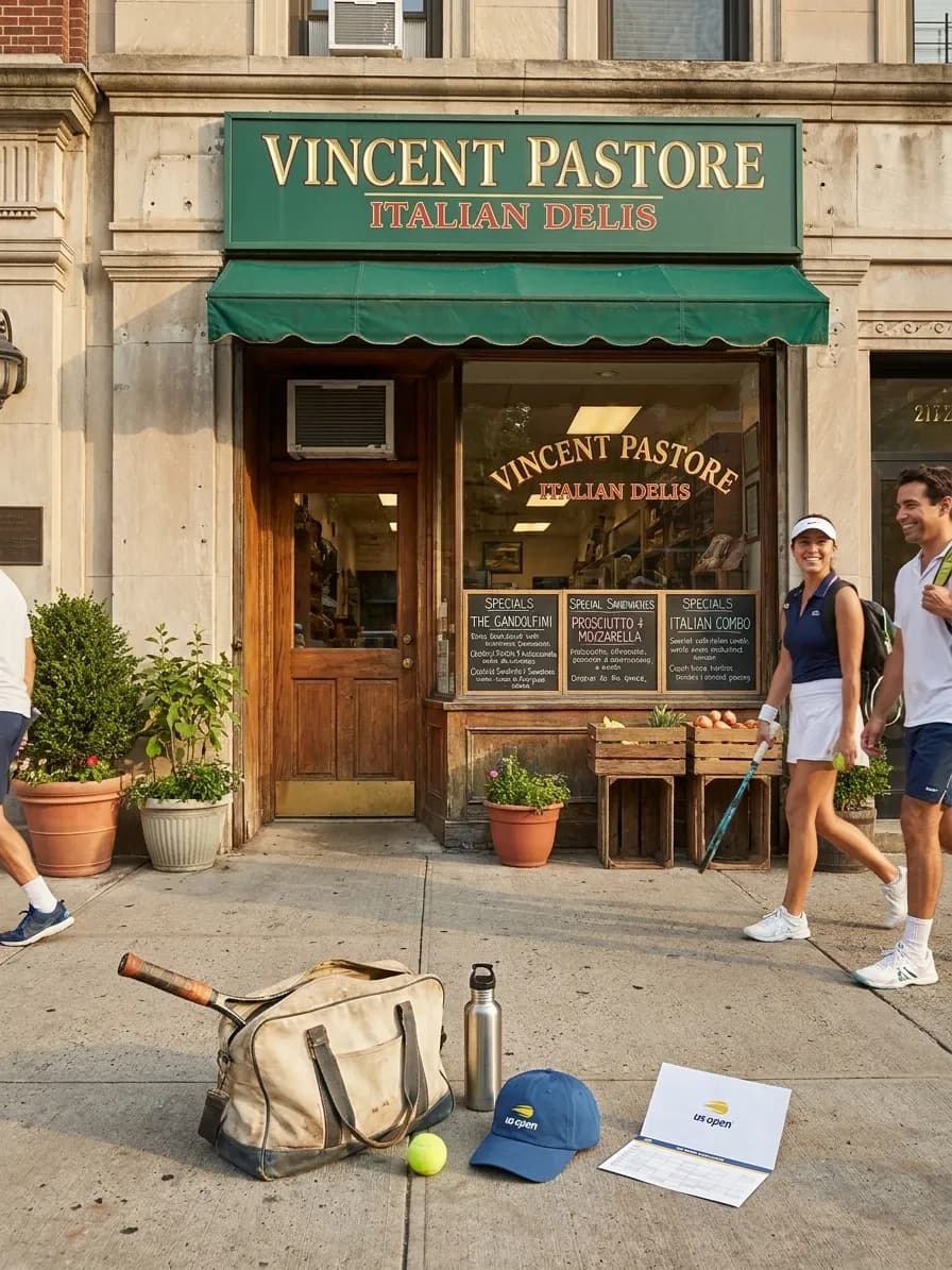 A bright Queens local-life scene connected to Vincent Pastore Italian Delis: Authentic Queens Sandwiches Near Open Venue.