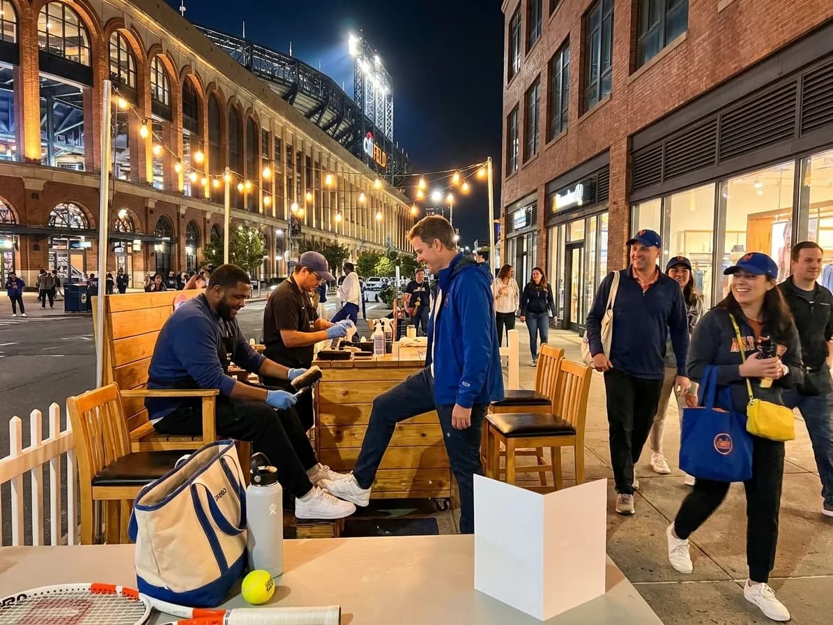 Bright New York local-life cover for White Sox vs Red Sox Sneaker Cleaning Near US Open.