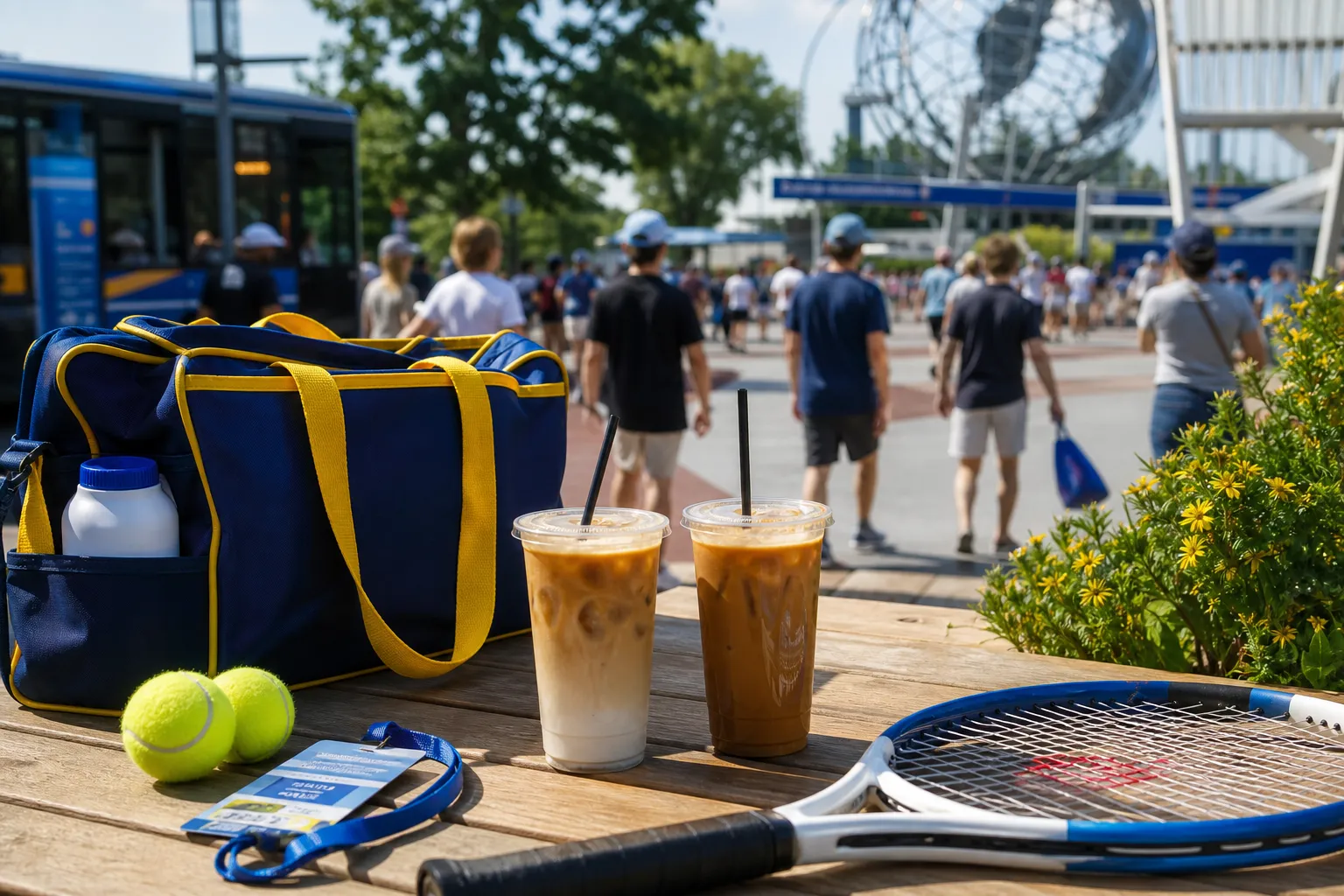 A bright Queens local-life scene connected to Dream Mystics Coffee Screens Around US Open 2026.