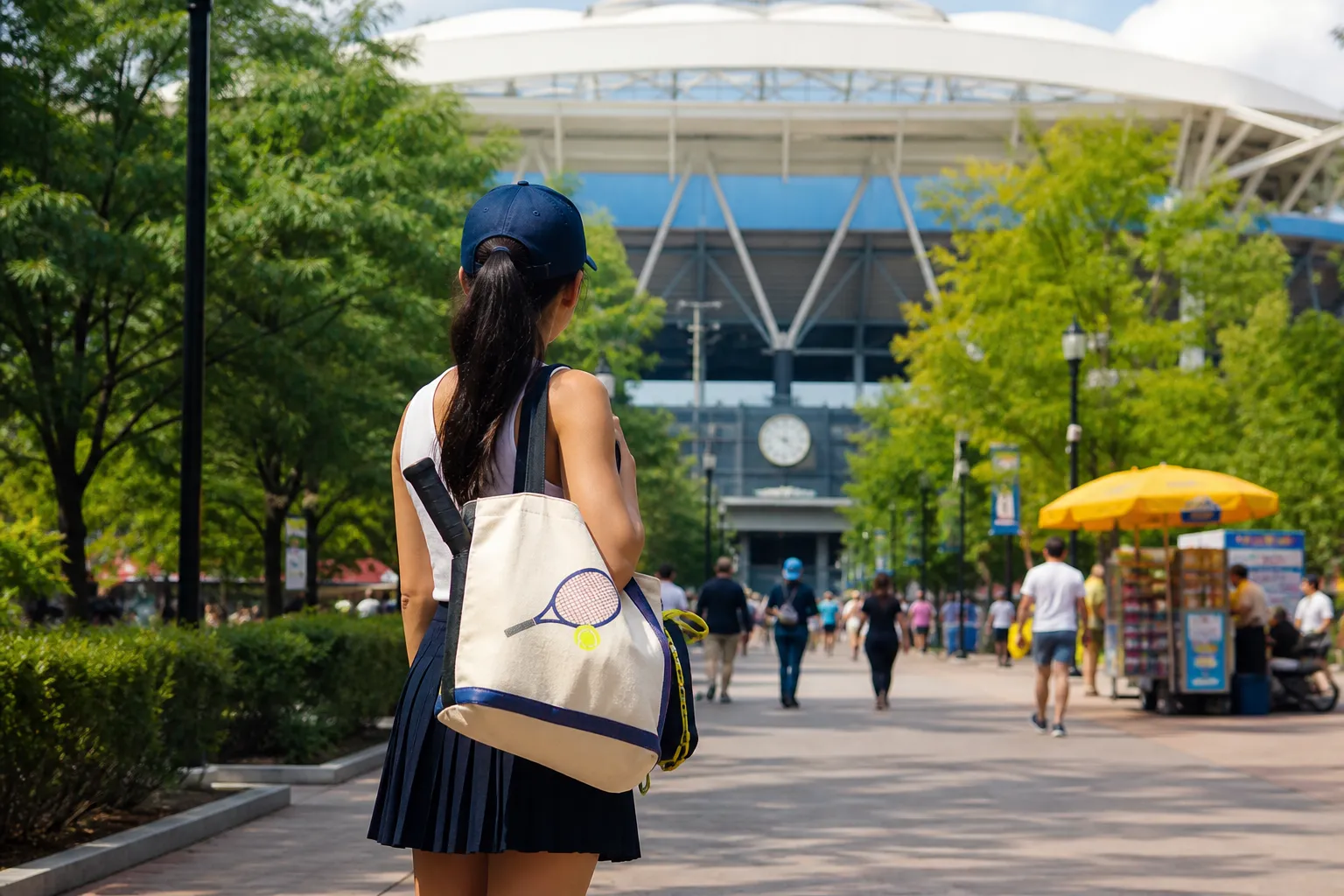 A bright New York local-life cover for Jason Arday Bookstore Talks Around US Open 2026, with US Open 2026 tennis details.