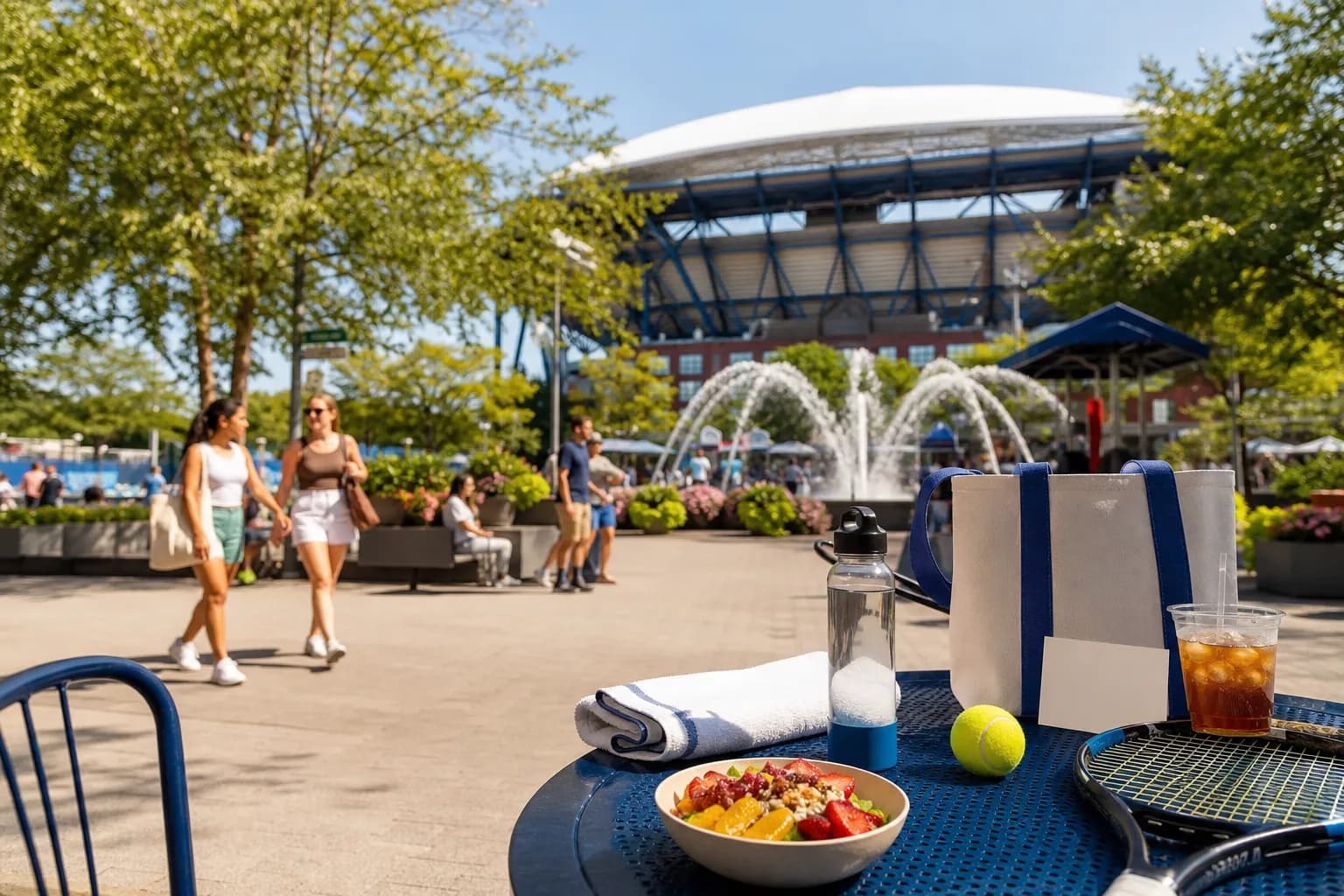 Bright Queens local-life detail for Mercury Vs Sparks Playbook For US Open 2026 Photo Spot Courtside.