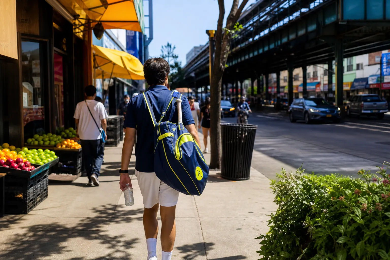 A bright New York local-life cover for UFC 331 Fight-Night Bars Near US Open 2026, with US Open 2026 tennis details.