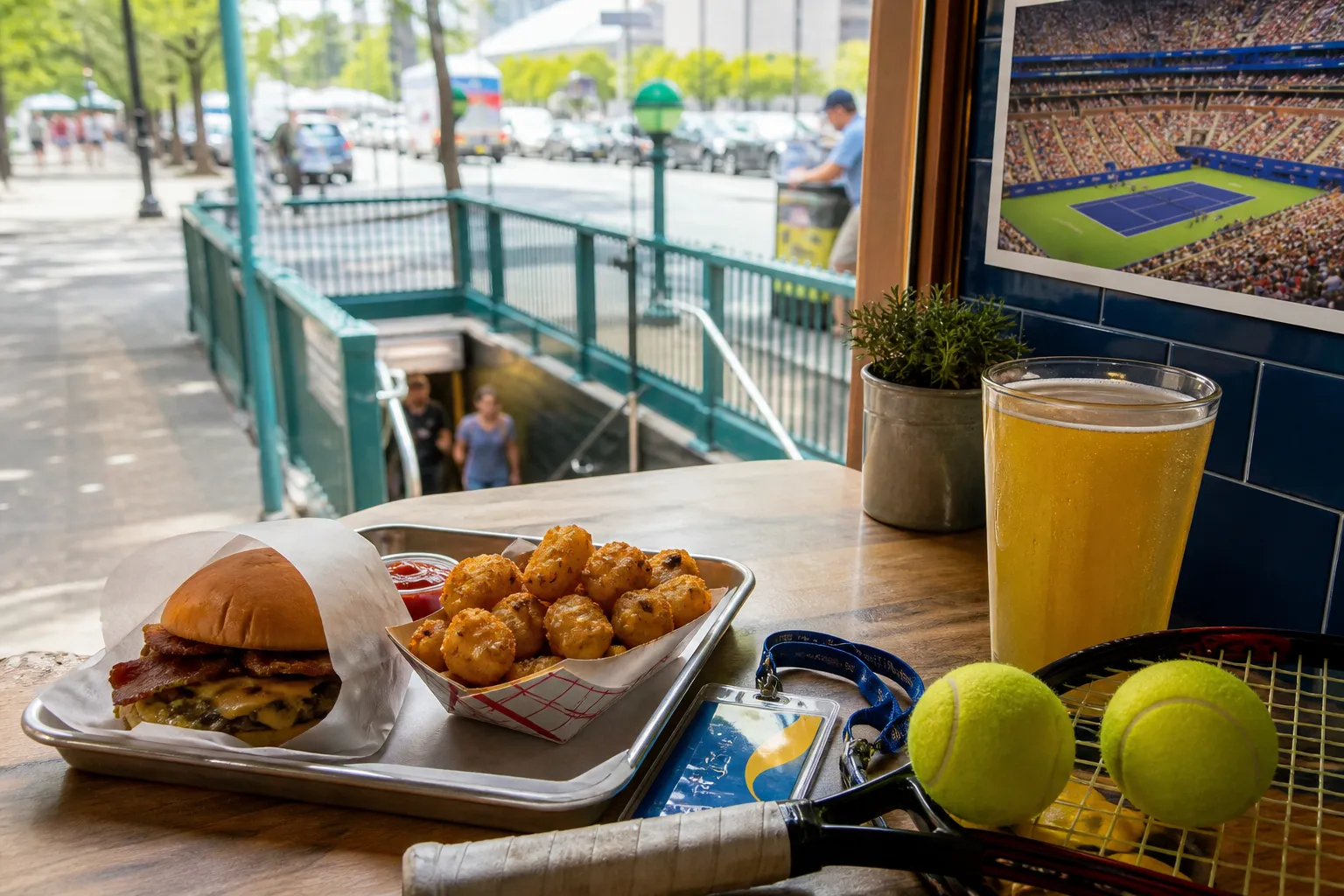 A second distinct New York planning scene connected to UFC 331 Fight-Night Bars Near US Open 2026.