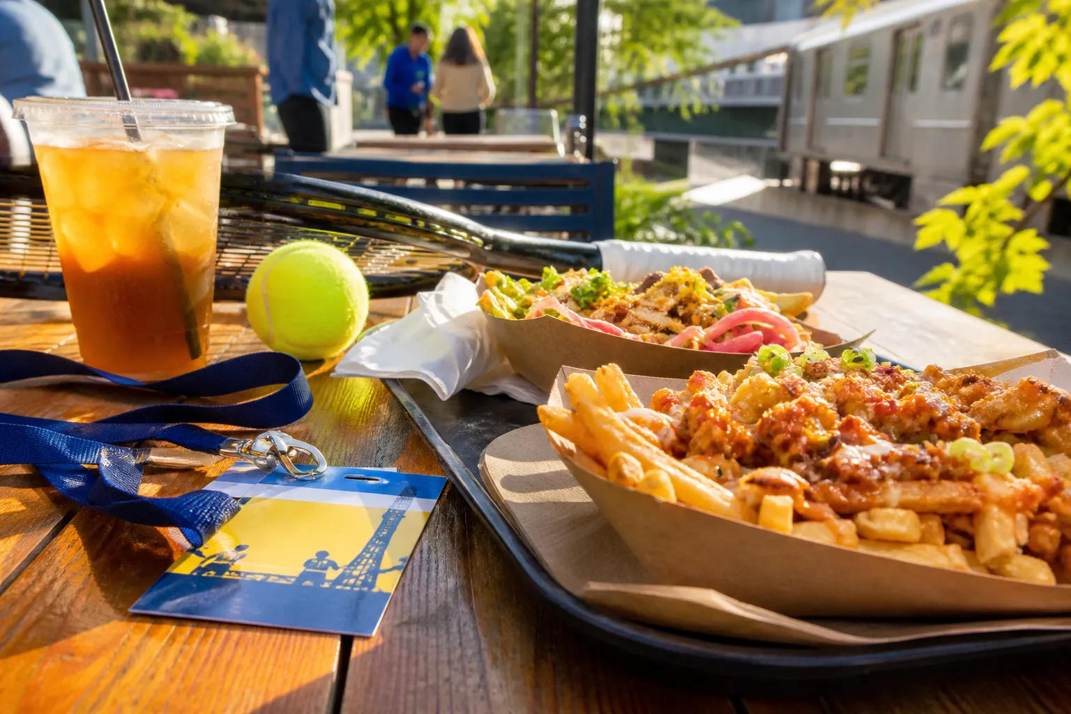 A bright New York local-life cover for Cape Cod Weekend Add-On Plans After US Open 2026, with US Open 2026 tennis details.