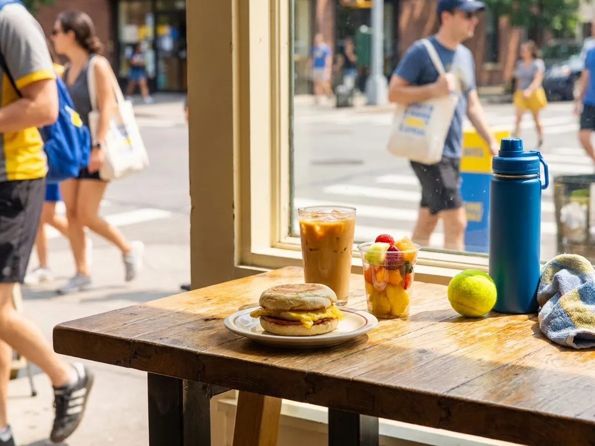 Bright Queens local-life detail for Summer Streets Detour Map For US Open 2026 Weekends.