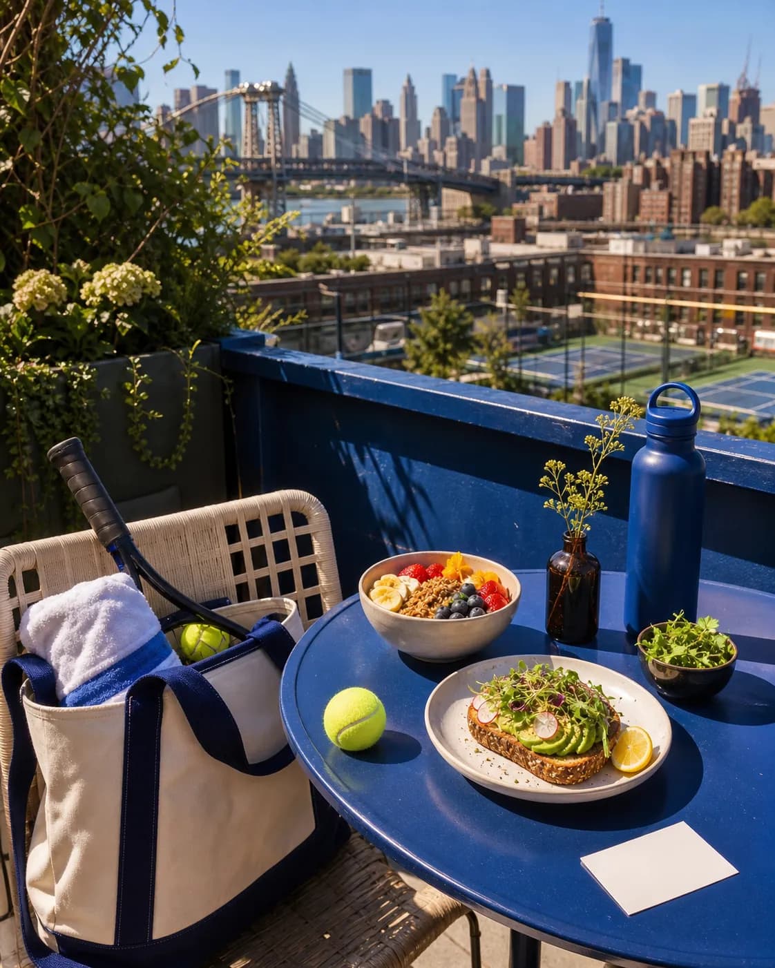 Bright Queens local-life detail for Posiciones De Club Tigres Ideas Around US Open 2026 Rooftop Pause Qualifying Week.
