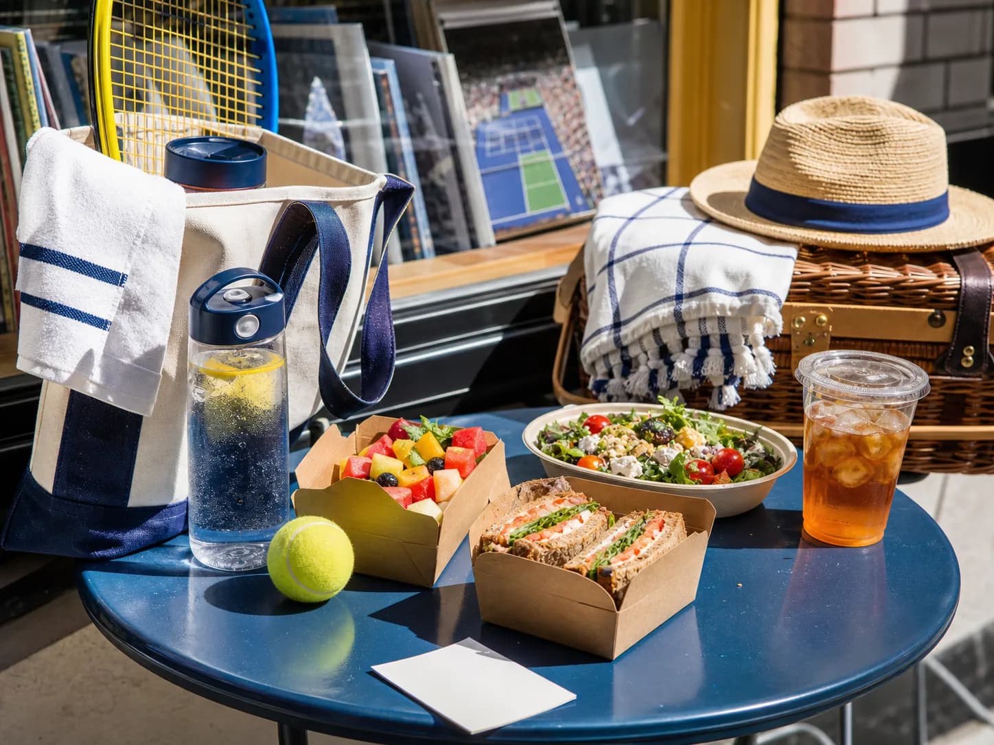 Bright realistic US Open 2026 local-life cover for Chicago Ohare Flight Delays Watch Spots At US Open 2026 Picnic Corner Weekend.