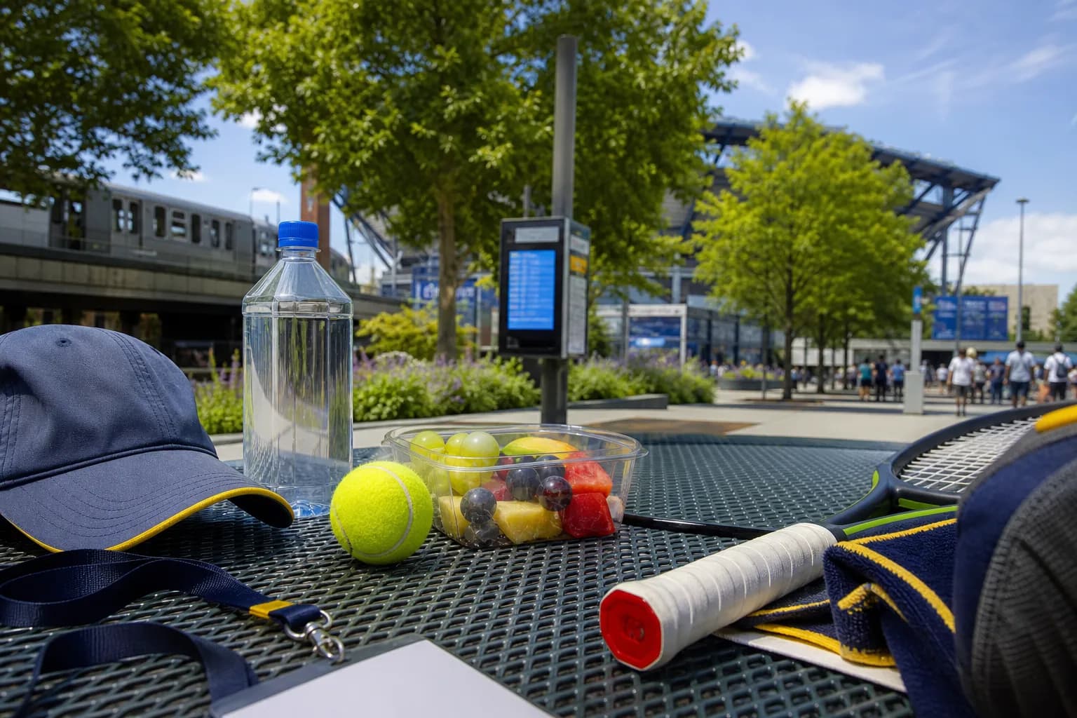 A bright Queens local-life scene connected to Aldi Store Closings Grocery Backup Plans Near US Open 2026.