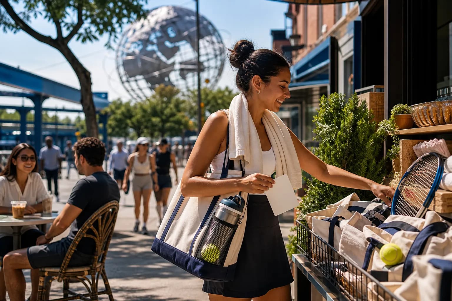 Bright Queens local-life detail for Indiana Fever Timing Tips For US Open 2026 Storefront Stop Queens.