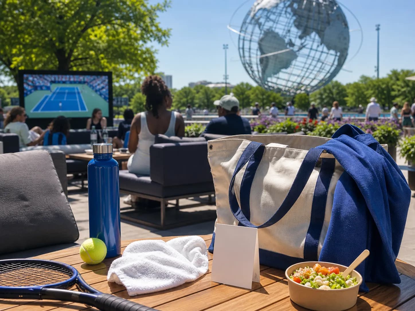 Bright Queens local-life detail for Radar Local Stops For US Open 2026 Streaming Lounge Flushing Meadows.