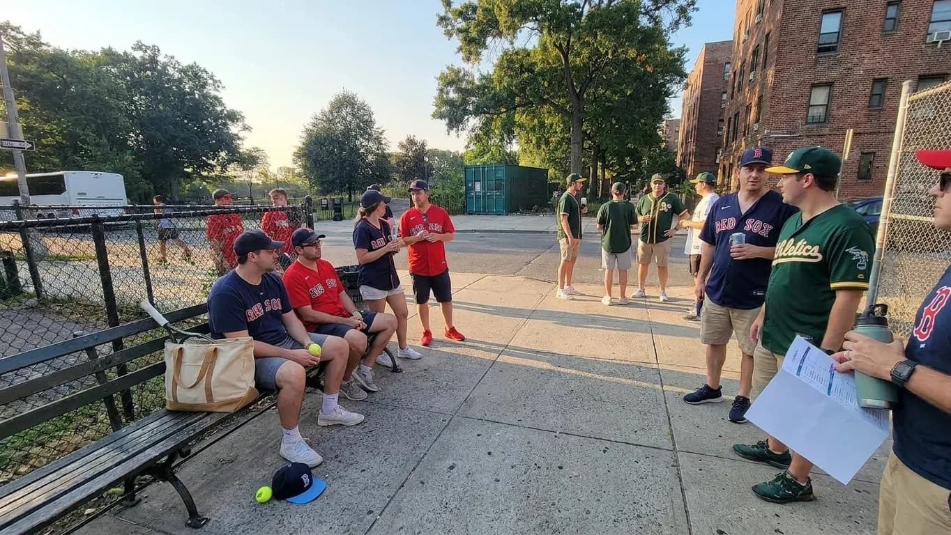 A bright Queens local-life scene connected to Red Sox vs Athletics Transit Breaks Before US Open Entry.