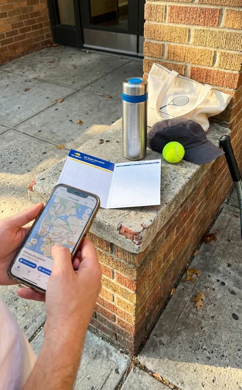 A bright Queens local-life scene connected to Tesla Stock Mindset for Budgeting a US Open Weekend.