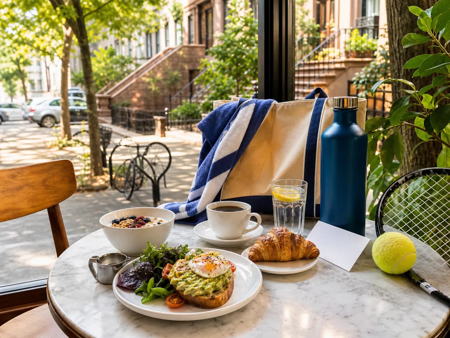 Bright Queens local-life detail for Farmers Almanac Winter Weather Ideas Around US Open 2026 Quiet Cafe New York.