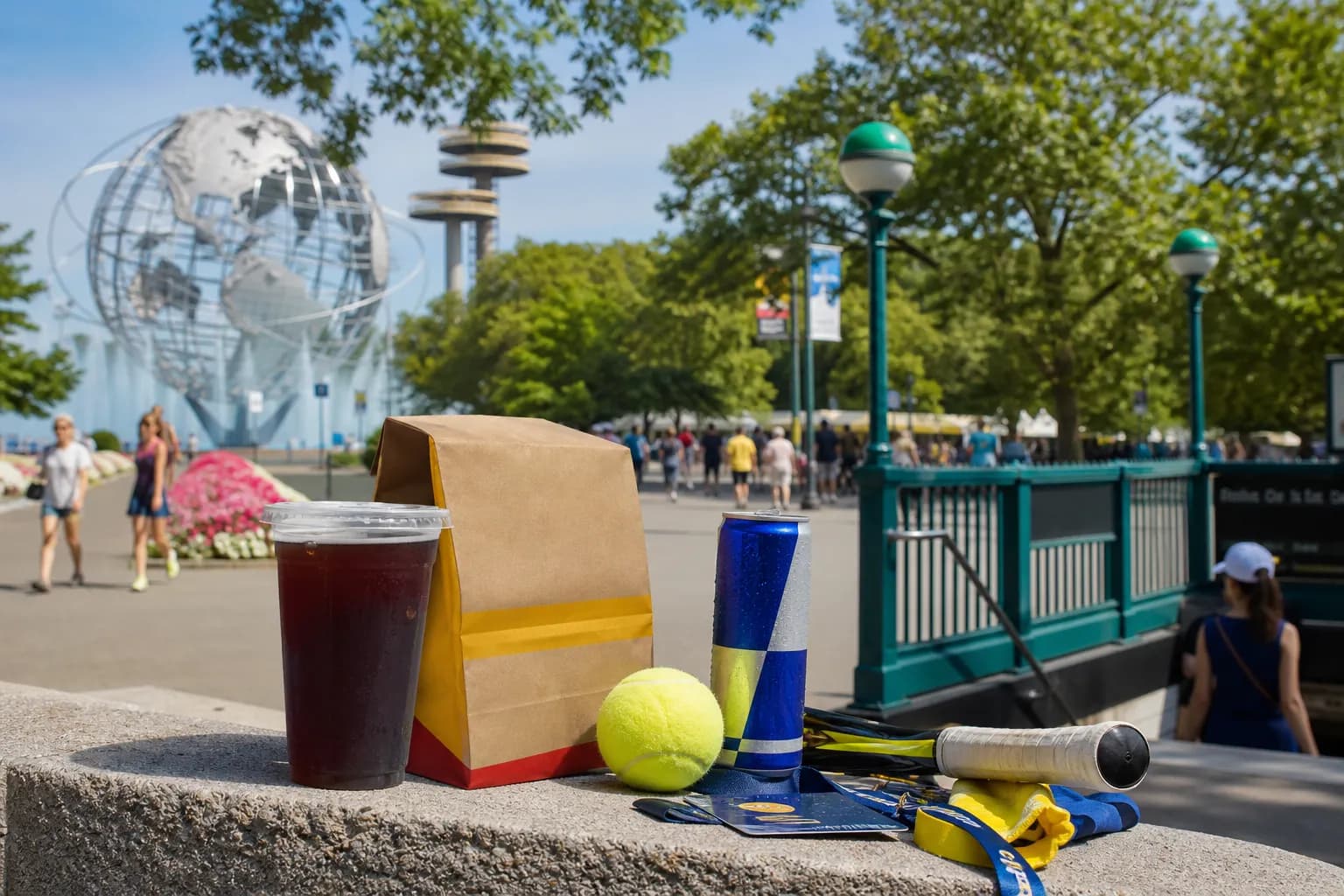 A bright Queens local-life scene connected to McDonald’s Red Bull Partnership Snack Runs Near US Open 2026.