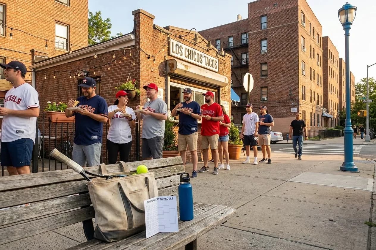 A bright Queens local-life scene connected to Astros vs Angels Taco Runs After US Open Sessions.