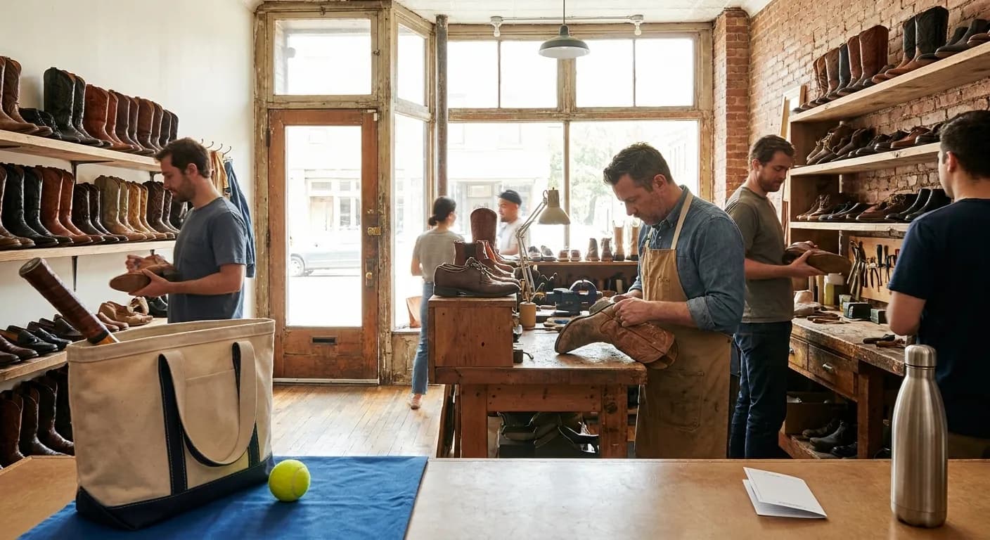 A bright Queens local-life scene connected to Scott Eastwood Western Boot Repair Near Queens US Open.