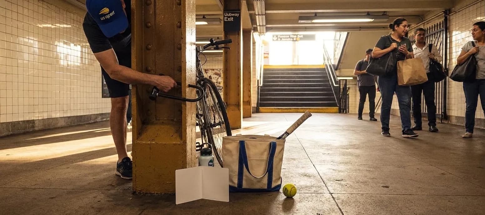 A bright Queens local-life scene connected to Madison Beer Playlist Stops for US Open Night Rides.