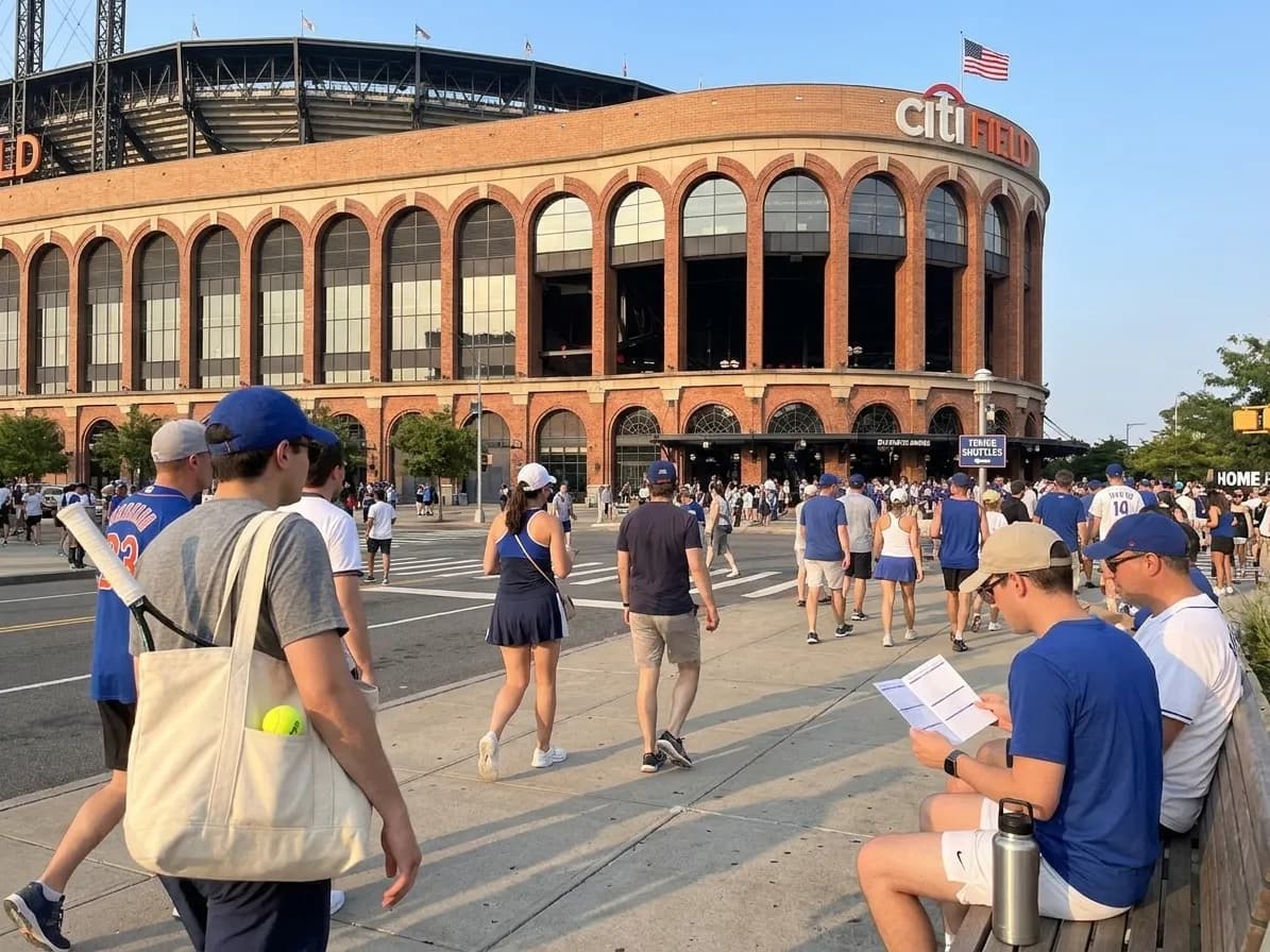 Bright New York local-life cover for Fever vs Storm Watch Parties During US Open Week.