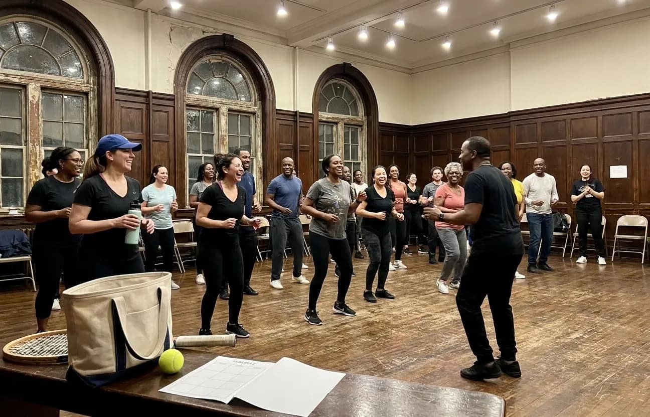 A bright Queens local-life scene connected to Martha Reeves Dance Class Studios Near 2026 US Open.