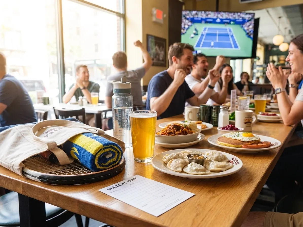 Bright Queens local-life detail for Rays Athletics Budget Bar Guide For US Open 2026.