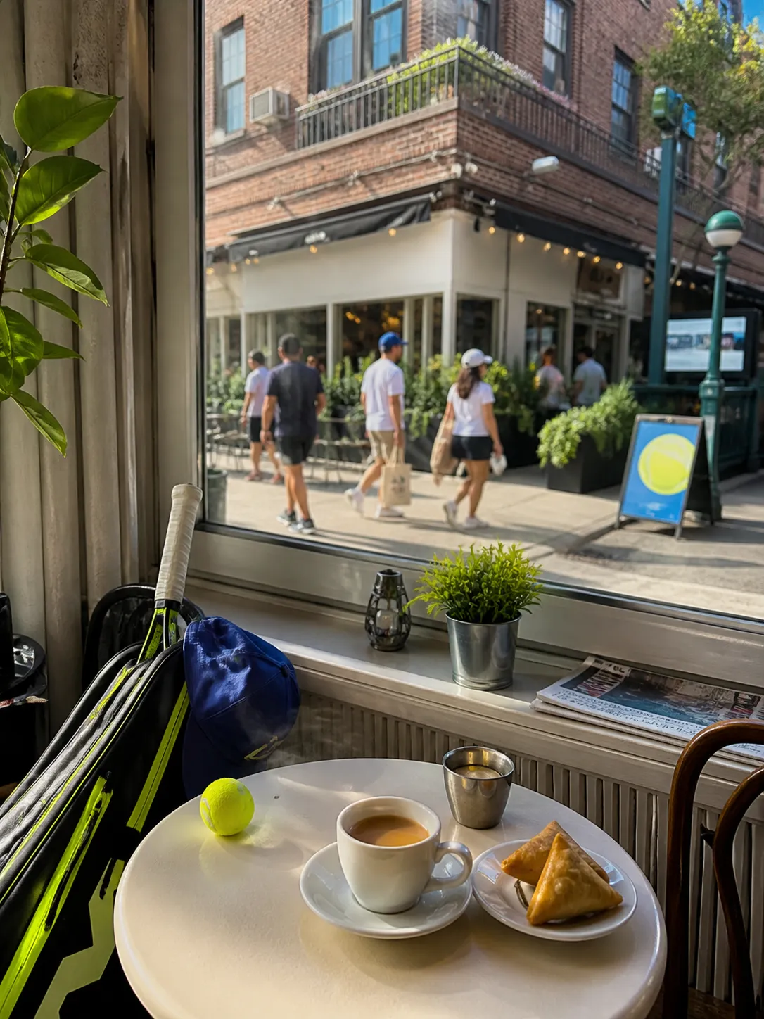 A bright Queens local-life scene connected to Walmart Bettergoods Pistachio Nut Butter Recall Near US Open 2026: South Asian Tea Houses Before Evening Matches.