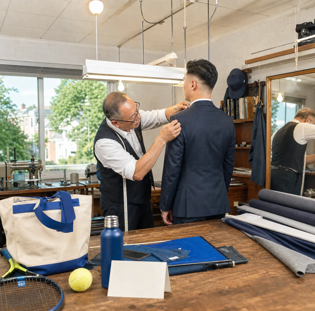 A bright Queens local-life scene connected to Stefon Diggs Style Barber Shops Near Queens US Open Venue.