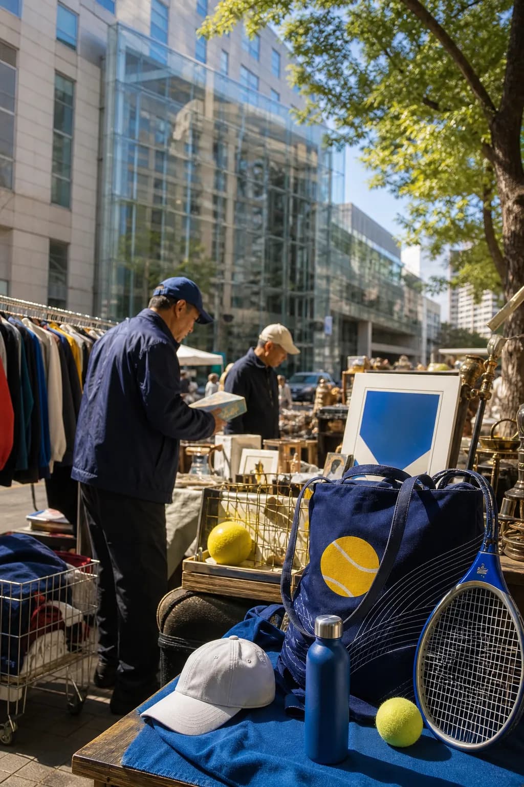 A bright Queens local-life scene connected to Monterrey Orlando City Soccer Vintage Markets Near US Open.