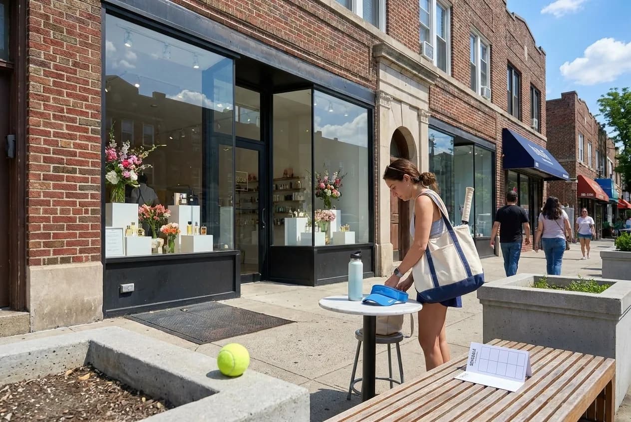 A bright Queens local-life scene connected to Ariana Grande Petal Fragrance: NYC Perfume Boutiques Near US Open.