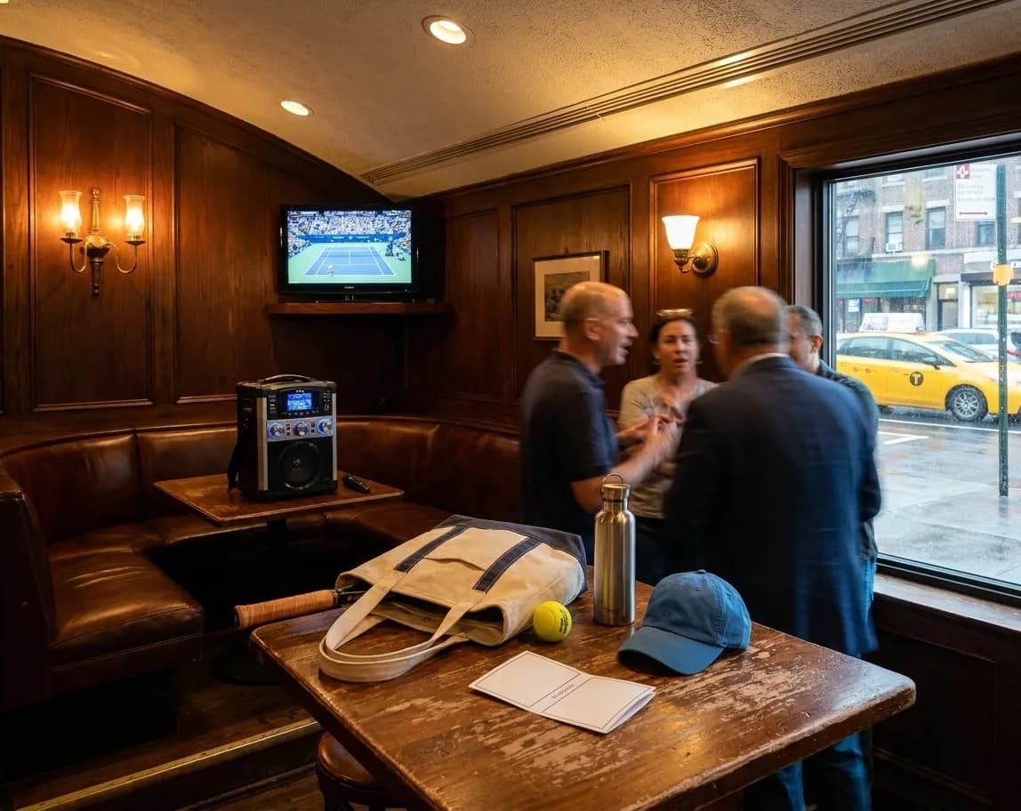 A bright Queens local-life scene connected to A Toxic Love Story Netflix Plans for Hotel Rain Delays.