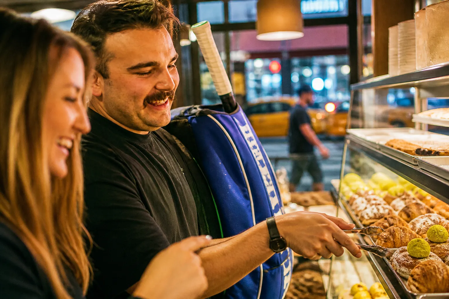 A bright Queens local-life scene connected to Nfl Games Near US Open 2026: Late Bakery Runs After Night Sessions.