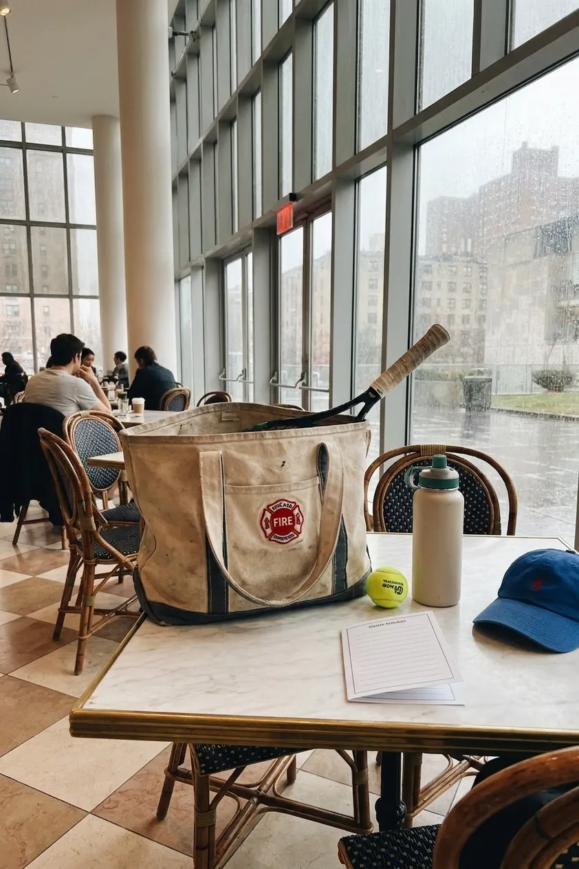 A bright Queens local-life scene connected to Joe Minoso Chicago Fire Routes for Rainy Tennis Evenings.