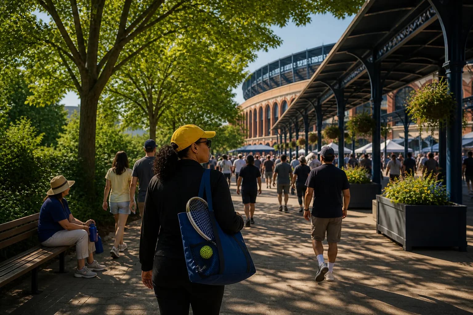 A bright Queens local-life scene connected to Twins vs Royals Fans Shade Route Maps Near US Open.