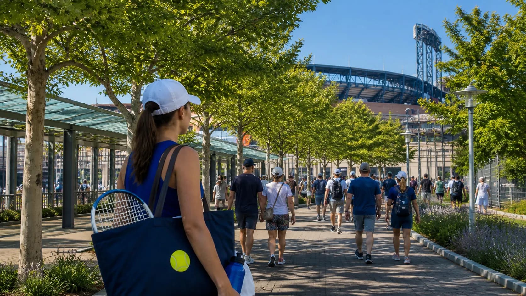 A bright Queens local-life scene connected to Twins vs Royals Fans Shade Route Maps Near US Open.