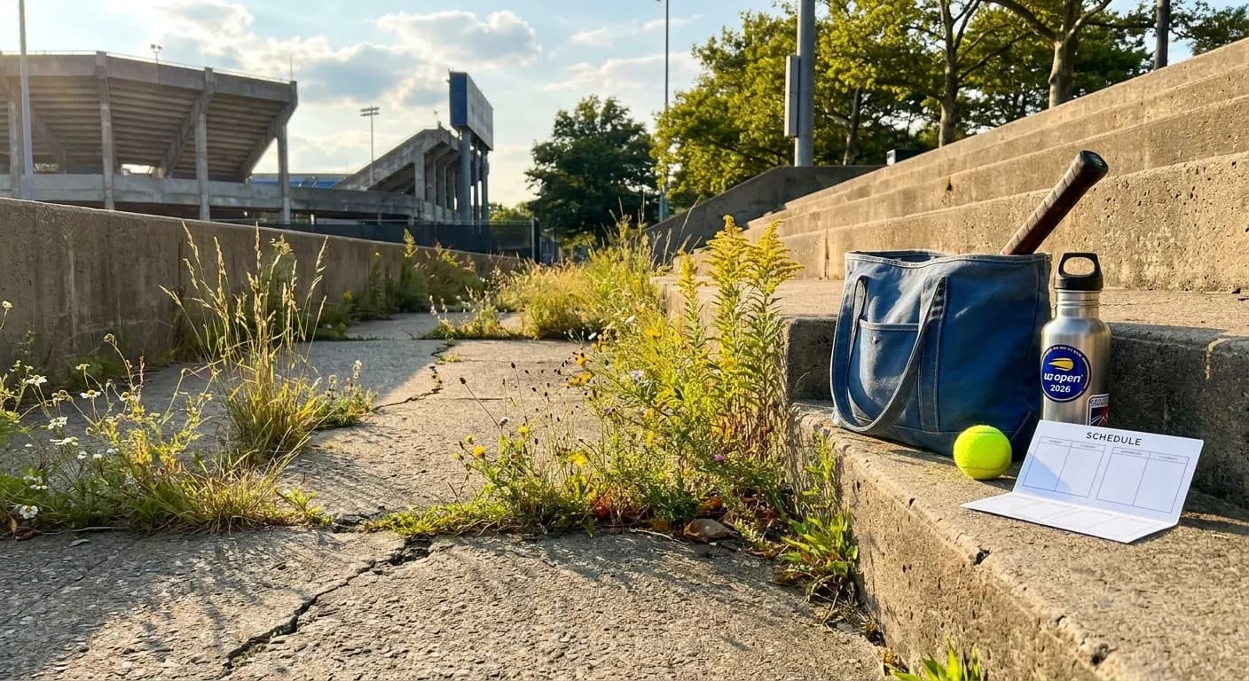 A bright Queens local-life scene connected to Yellowstone Nature Breaks Around Flushing Meadows US Open.