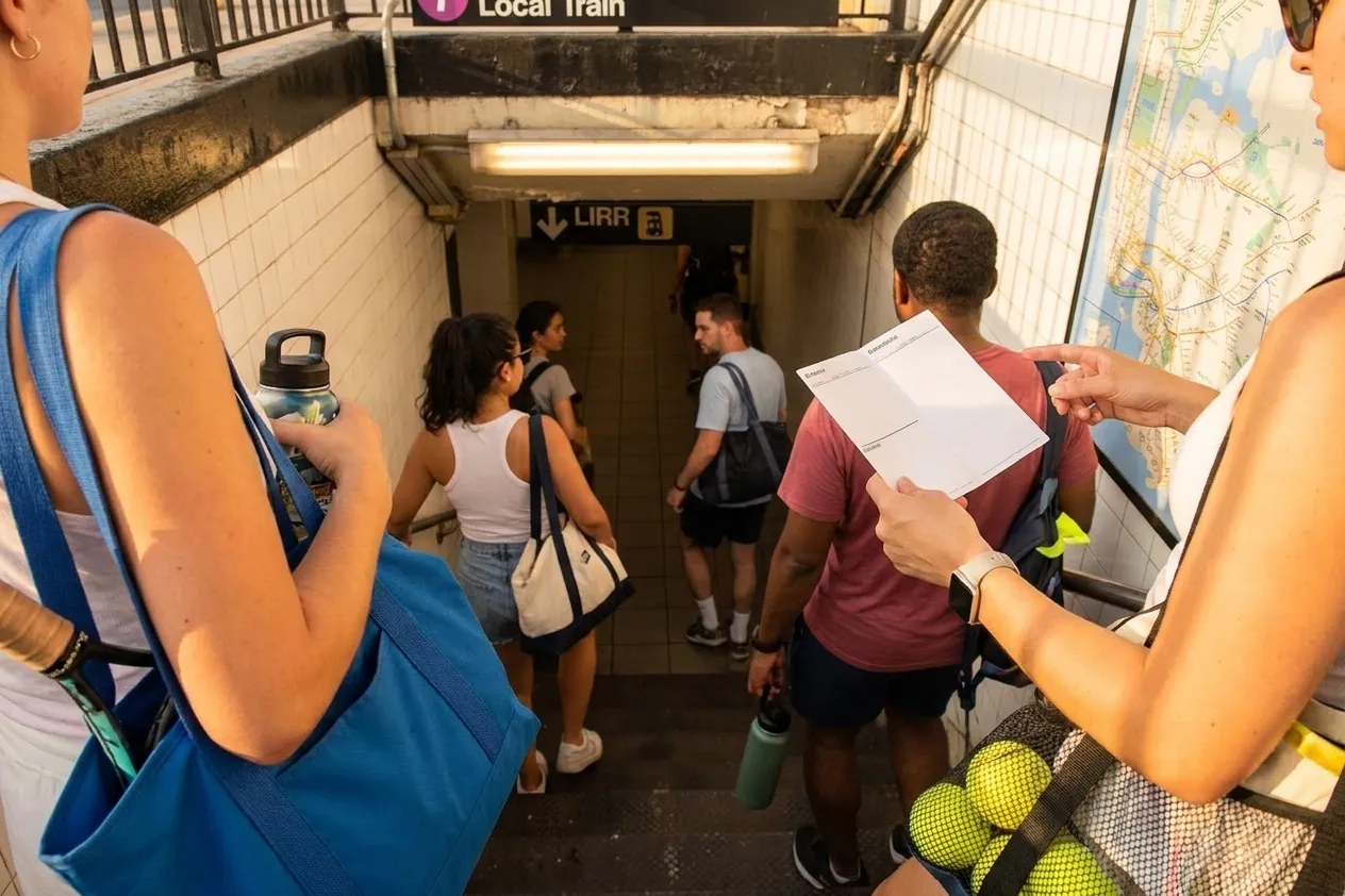 A bright Queens local-life scene connected to Taylor Swift Karaoke Routes After US Open Night Sessions.