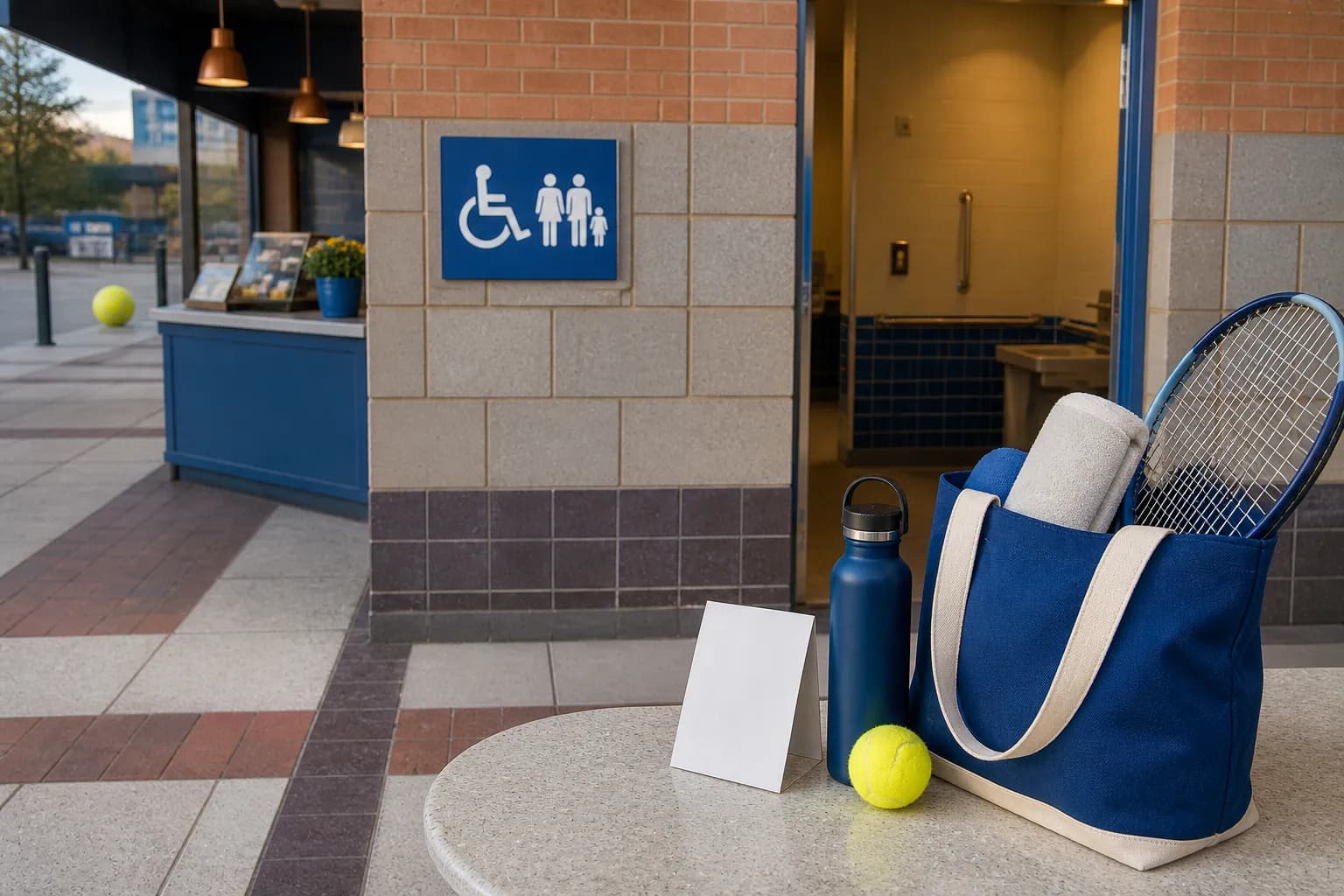 Bright New York local-life cover for Mercury vs Dream Accessible Restrooms Near US Open Grounds.