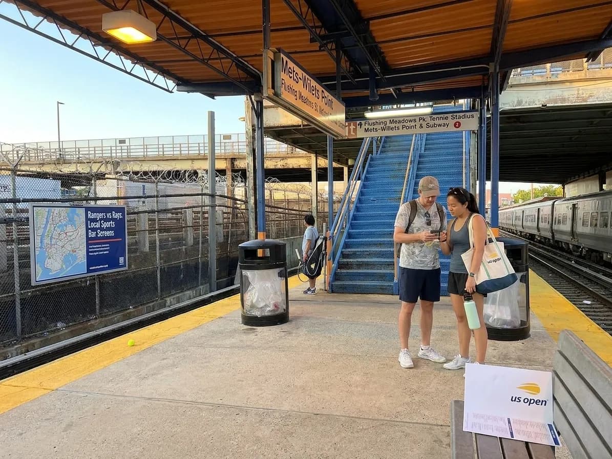 A bright Queens local-life scene connected to Rangers vs Rays Sports Bar Maps Near Flushing Tennis.