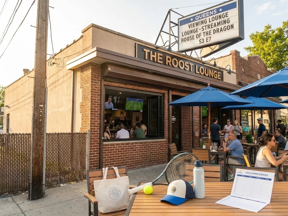 Bright New York local-life cover for House of the Dragon Season 3 Episode 7 Viewing: Queens Streaming Lounges.