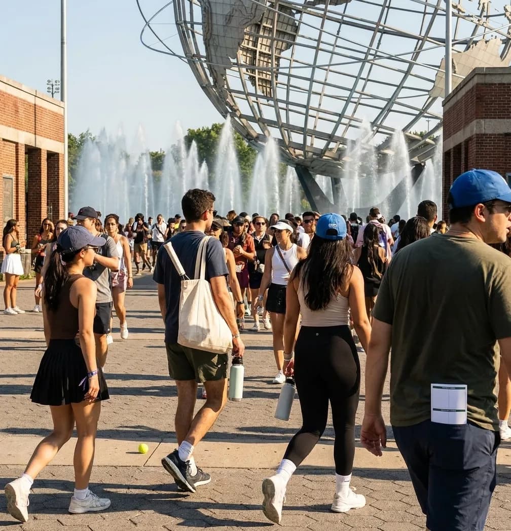 Bright New York local-life cover for Lollapalooza Crowd Lessons for Busy US Open Grounds.
